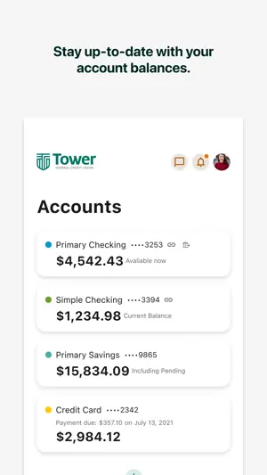 Tower Federal Credit Union screenshot 2