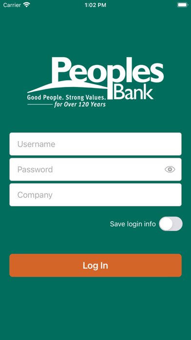 Peoples Bank MO BIZ Screenshot