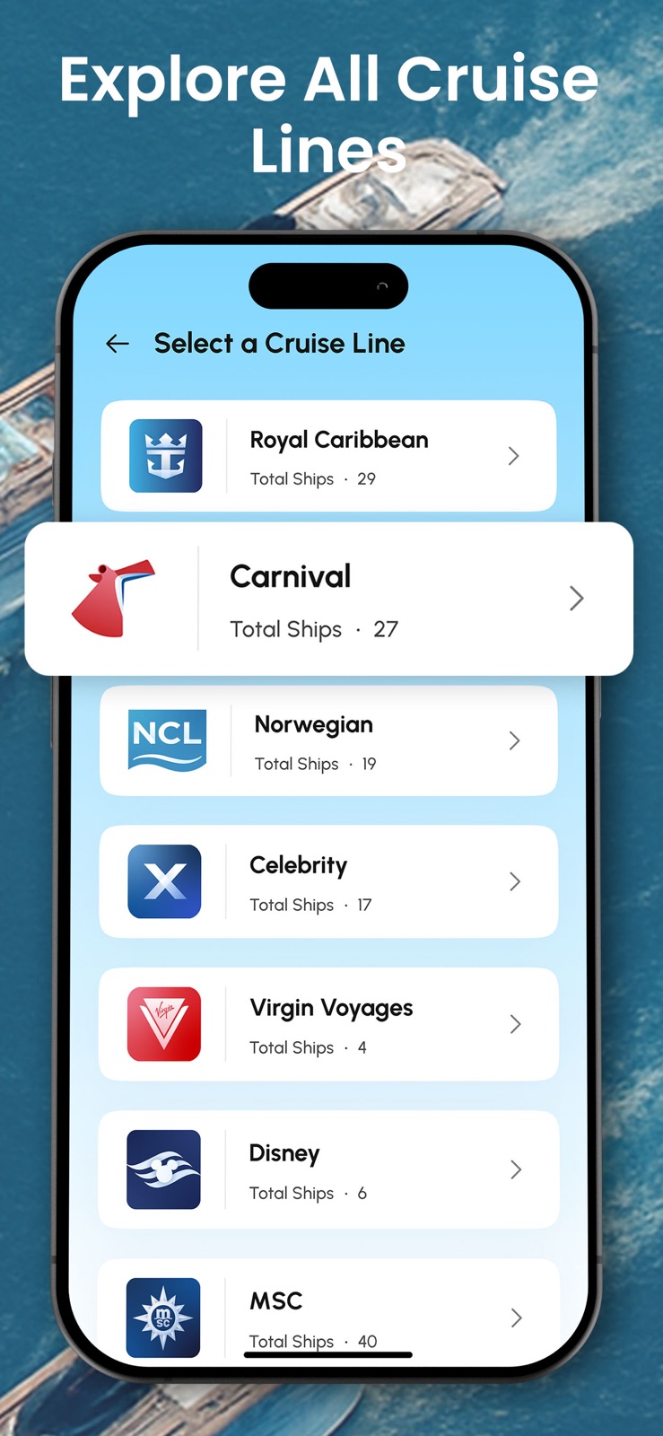 Cruisr - Cruise Ship Tracking iphone screenshot 3