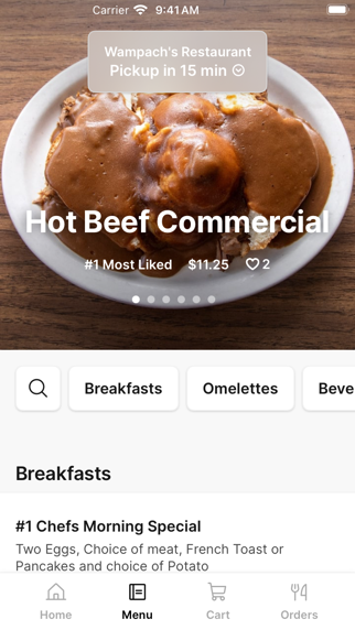 Wampach's Restaurant app screenshot 2