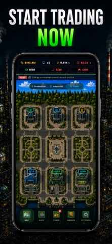 ChernoGrid: Energy Tycoon iPhone screenshot