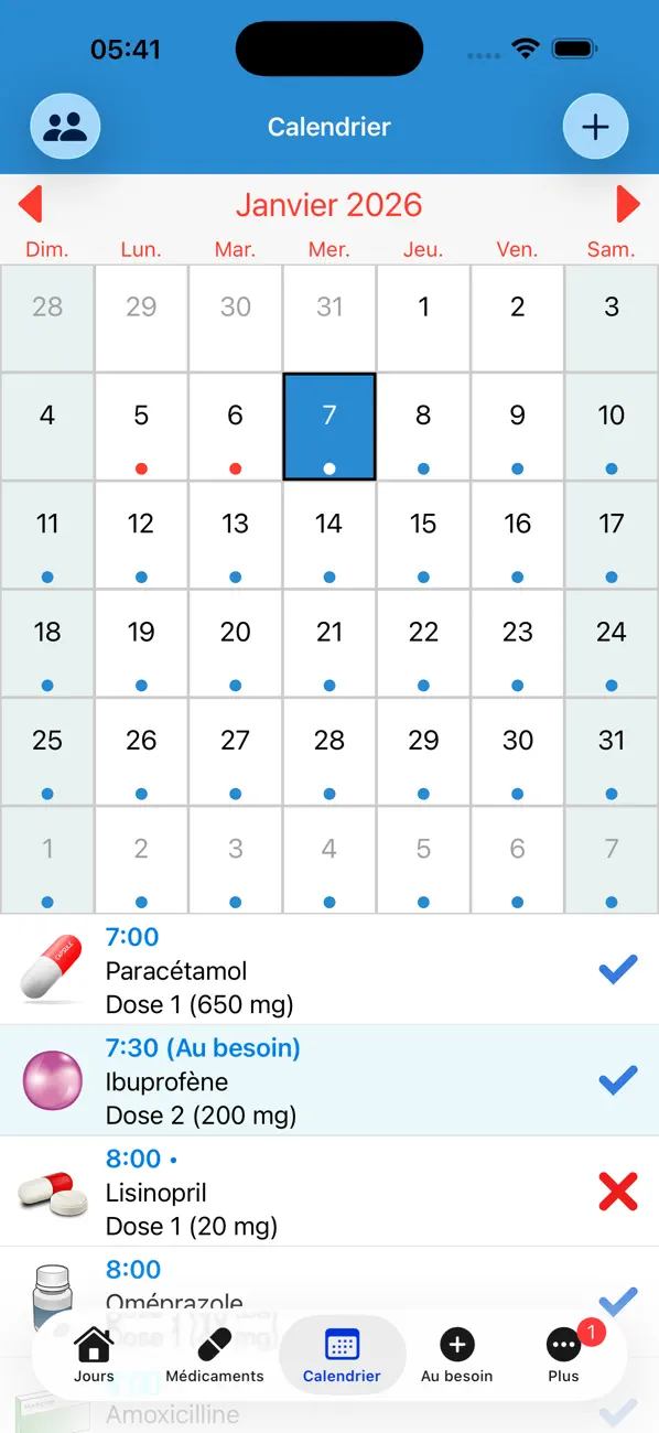 Screenshot #3 pour Rappel de Médicament, Pilule
