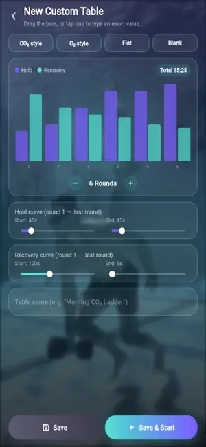 H2O Breath Hold Trainer screenshot 2