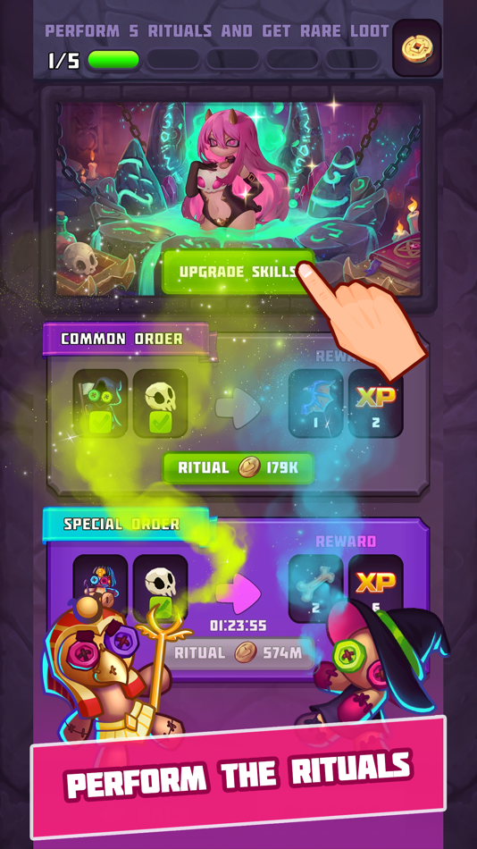 #4. Goddess & Magic: Voodoo Merge (iOS) De: Geeky House FZ-LLC