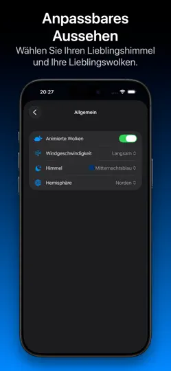 Screenshot von Mooncast auf dem iPhone 5