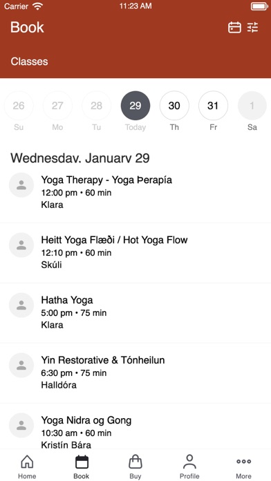 Yoga Shala Reykjavik Screenshot 2 - AppWisp.com