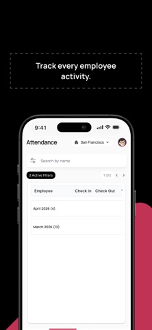 mobo Employee for Odoo iPhone screenshot
