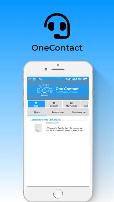 Atos OneContact Screenshot