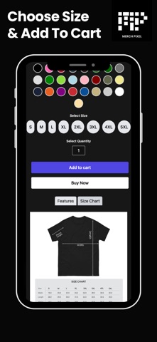 Merch Pixel screenshot