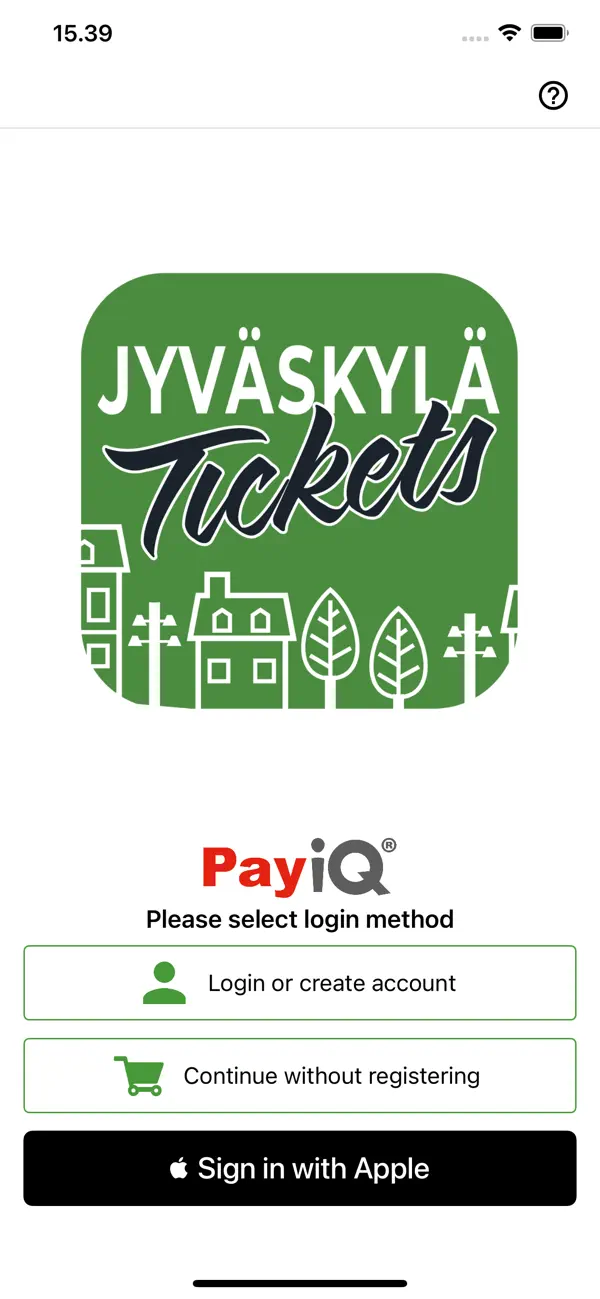 Screenshot #1 pour Jyväskylä Tickets