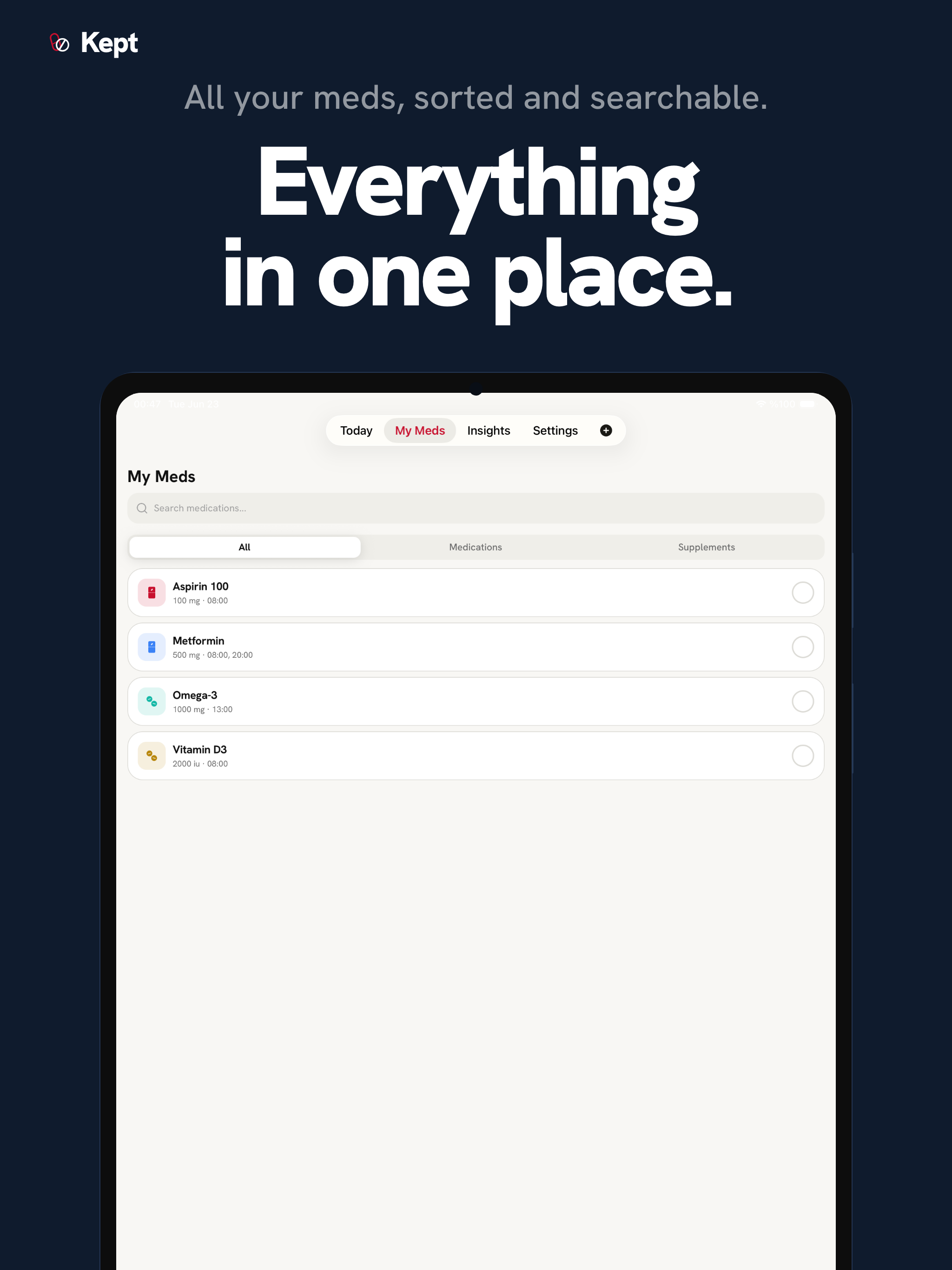 Kept: Pill Reminder & Tracker screenshot 9