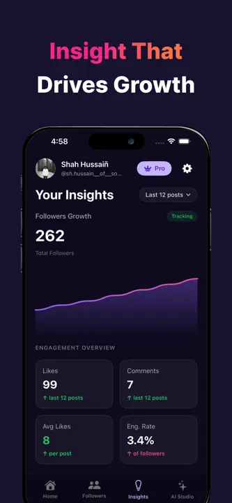 Followers Tracker For Insta! screenshot 3