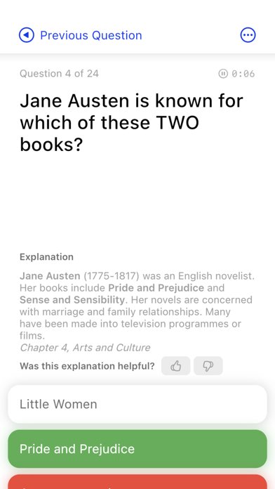 Life in the UK 2025 Test Prep Screenshot