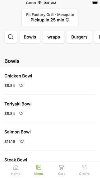 Fit Factory Grill iPhone screenshot 2 - Food & Drink app