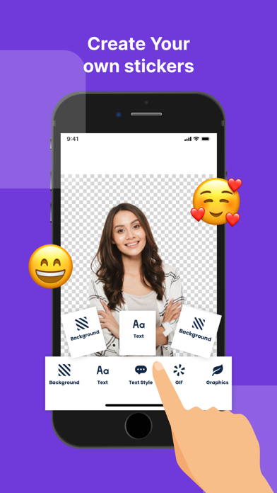 Screenshot #3 pour Sticker Maker: Funny Meme, GIF