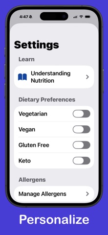 UnitLens iPhone screenshot