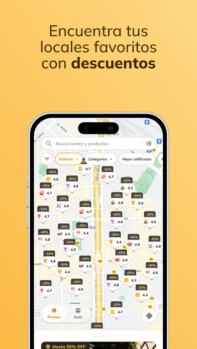 Morfy: Salí a comer ahorrando Screenshot