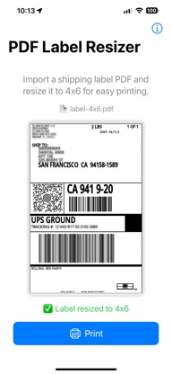 PDF Label Resizer screenshot 3