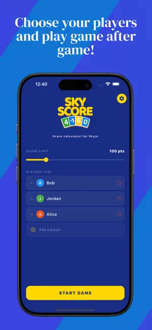 Sky Score Calculator screenshot 2