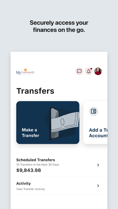 My Community Credit Union Screenshot