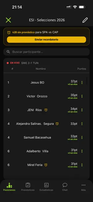 Quinielero iPhone screenshot 6