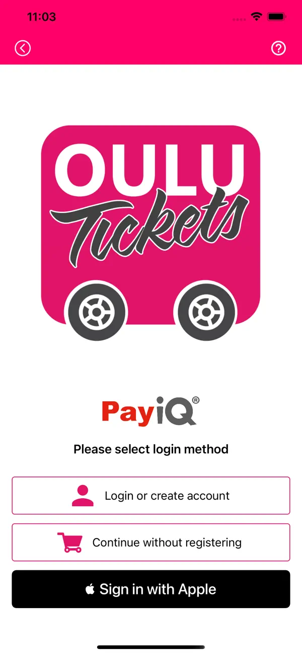 Screenshot #1 pour Oulu Tickets