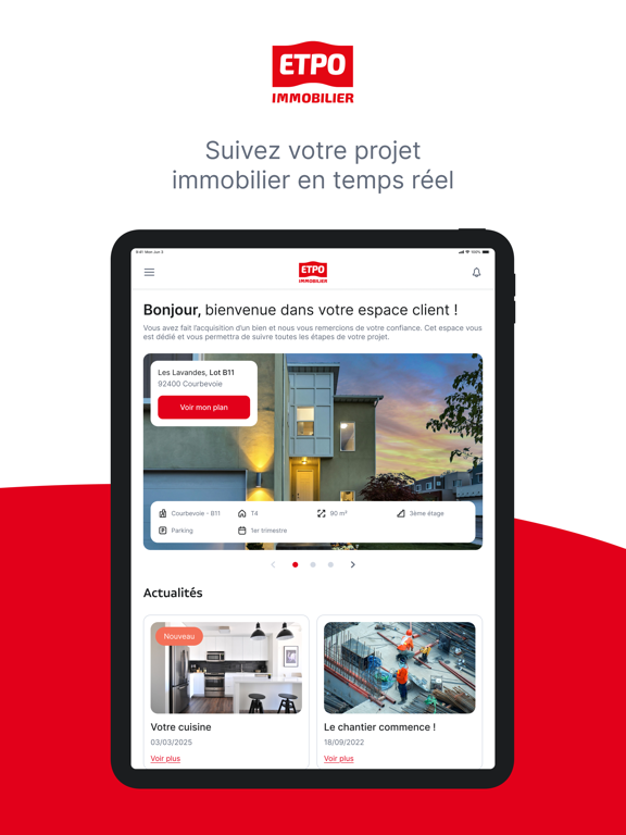 Screenshot #4 pour ETPO Immobilier Espace Client