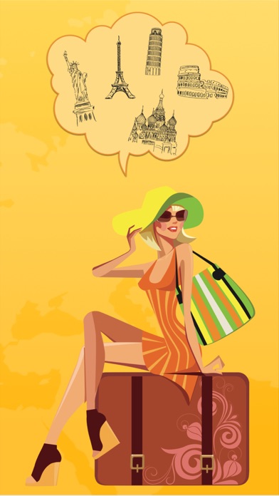Worldy - Travel Stickers Screenshot