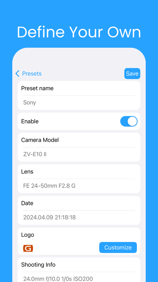 #3. Photo Mark - Metadata Tagger (iOS) 由: Guangzhou Meilamei Technology Co. Ltd