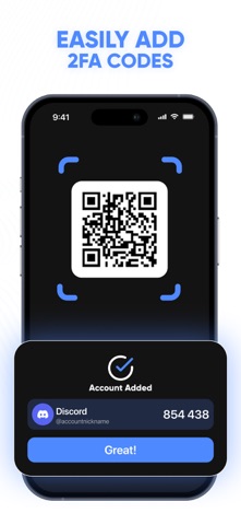 2FA Authenticator Code screenshot