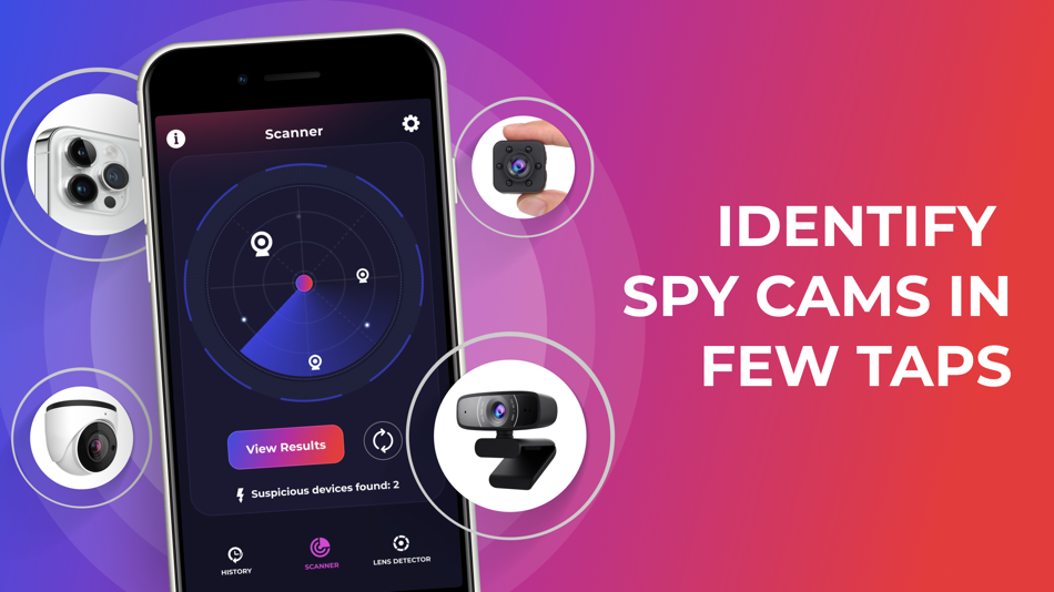 #2. Hidden & Spy Camera Detector (iOS) Podle: Apps Labs
