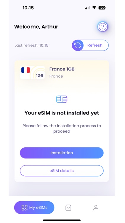 SimOptions: eSIM Travel, Data screenshot-5