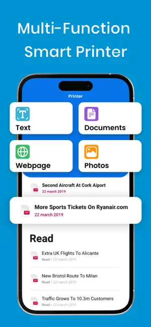 Printer:  Wireless App Prints. iPhone screenshot 2