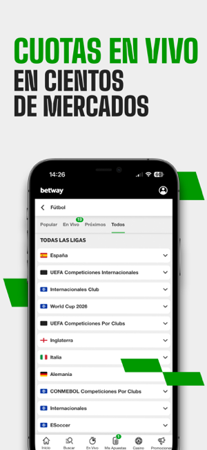 ‎Betway - Apuestas Deportivas Screenshot