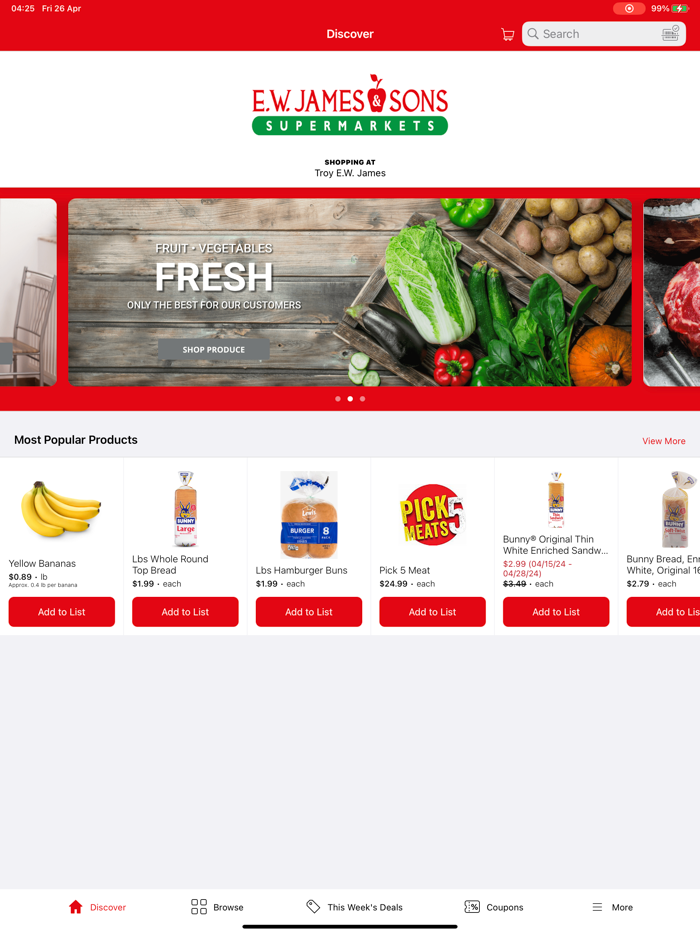 E.W. James Supermarkets