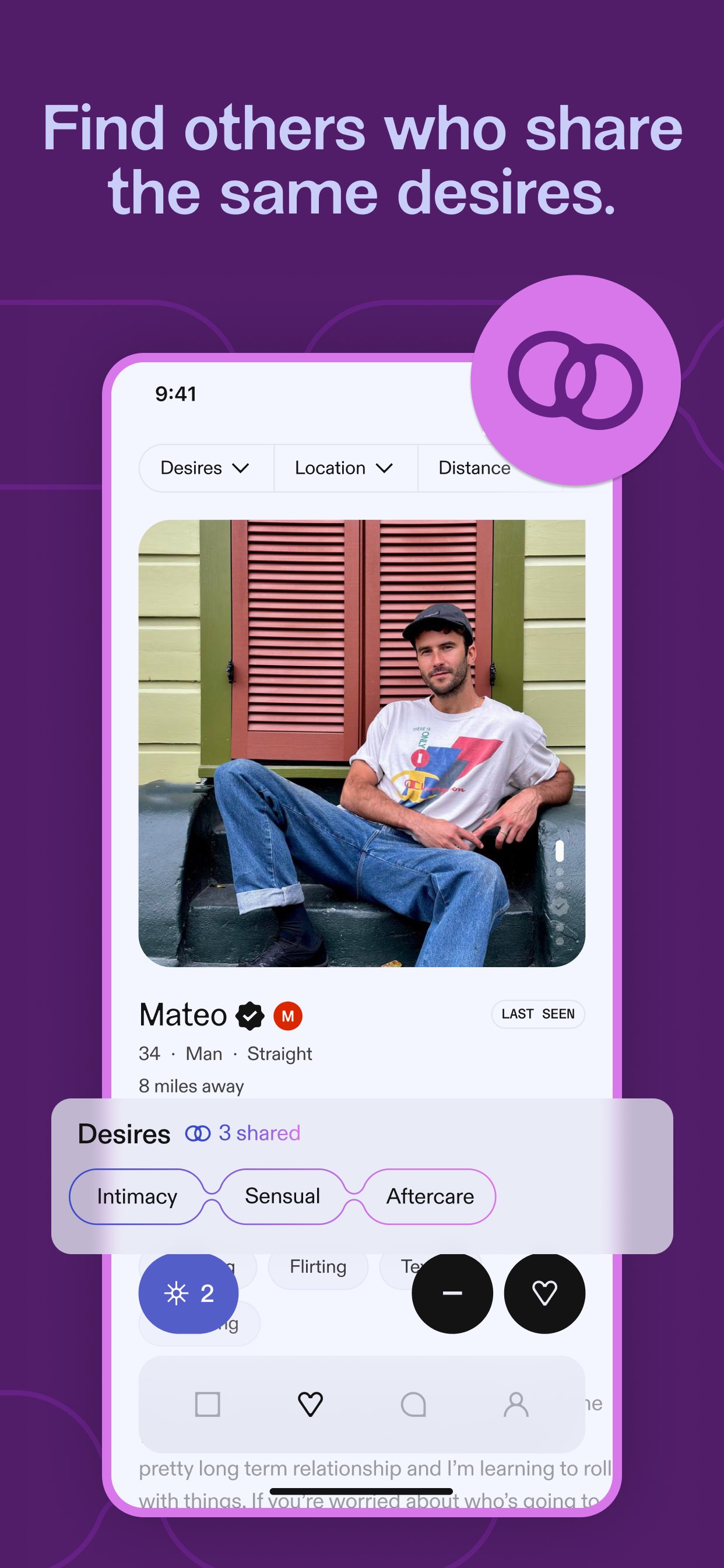 Feeld： Open-Minded Dating App 截图 2