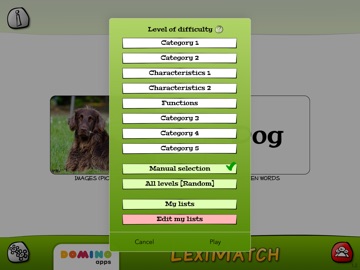 LexiMatch iPad screenshot