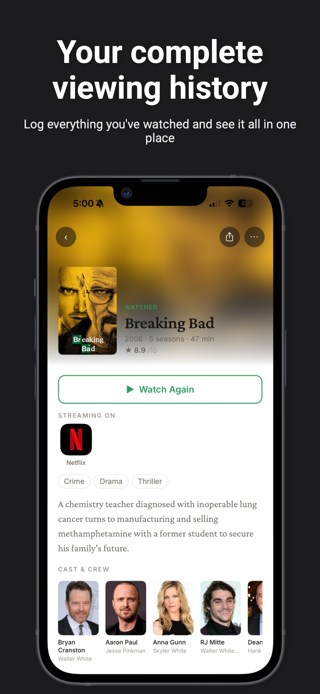ReelStack: TV Show Tracker screenshot 5