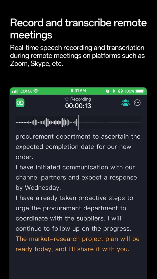 #3. viaim-Transcribe Voice to Text (iOS) 由: Hong Kong Future Intelligent Technology Co., Limited