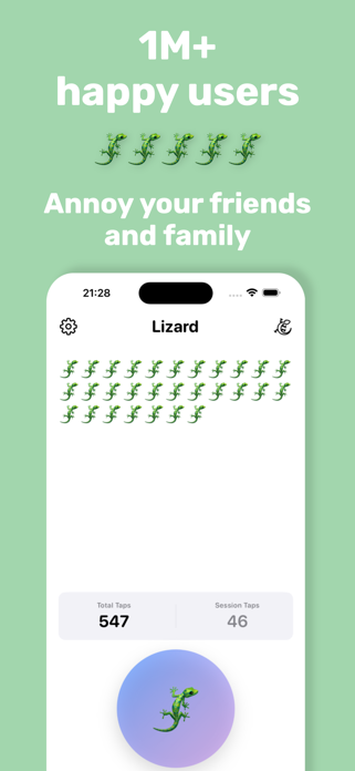 Lizard Button - Clicker Screenshot 1 of 4