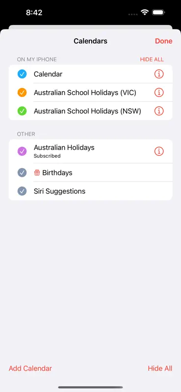 Australian School Holidays screenshot 5 of 5