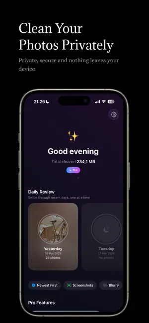 Kleaner - Clean Your Photos screenshot 1