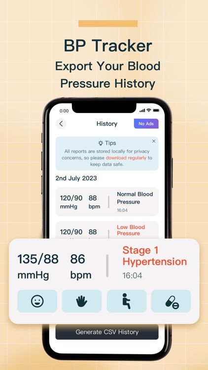 Blood Pressure Tracker Diary screenshot-4