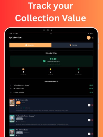 TCG Card Scanner for yugioh iPad screenshot
