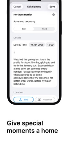 Feathers: Birding Field Notes screenshot