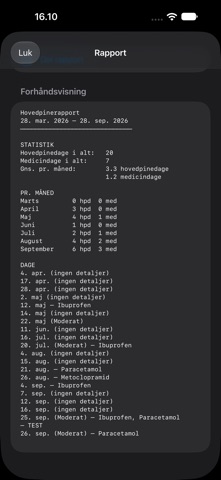 NemMigræne Screenshot 6 of 8