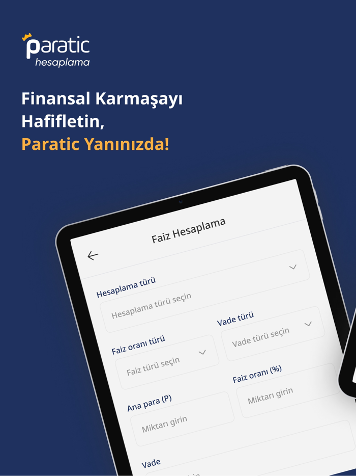 Paratic Hesaplama Kredi, Faiz