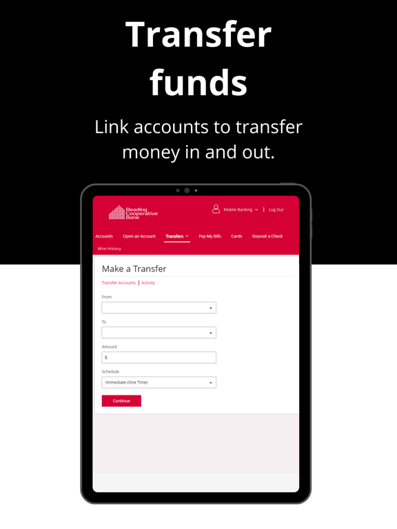 Reading Cooperative Bank iPad screenshot 6 - Finance app
