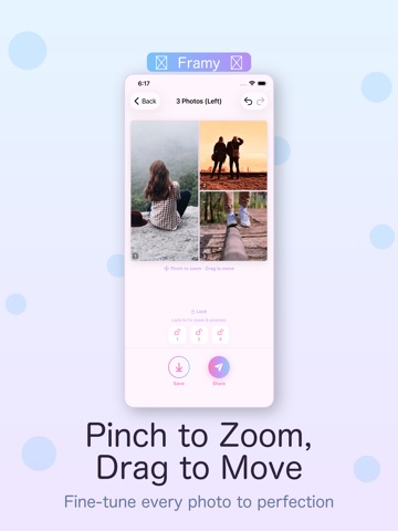 Framy - Photo Collage Maker iPad screenshot