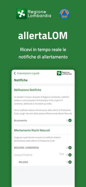 allertaLOM iPhone screenshot 3